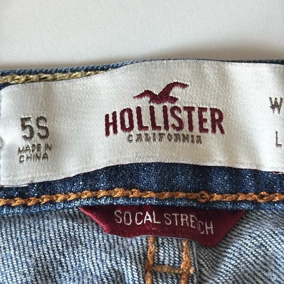 Hollister Blue Boot Cut Jeans Classic Style size 27 - Picture 2 of 5